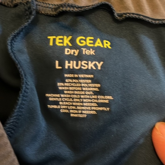 2 Tek gear boys large husky athletic shorts - Picture 5 of 7